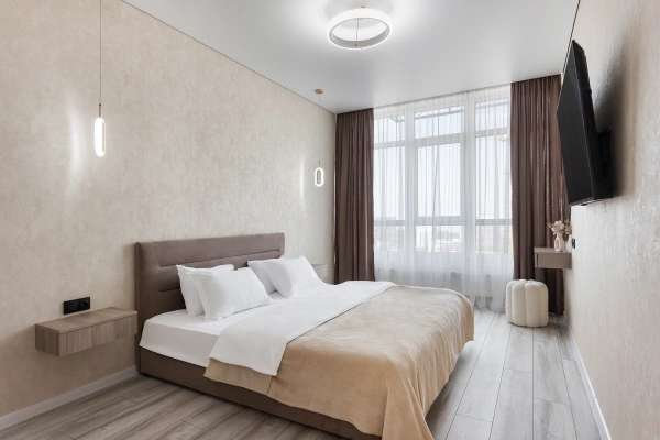 Yeni Atmosfera konut kompleksinde, çatı bahçeli daire kiralık.