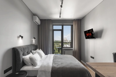 Studio with Balcony