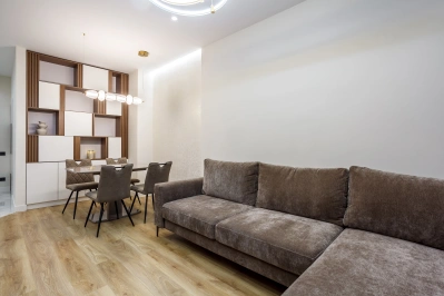 Вітальня 25 м² - Двоспальний диван