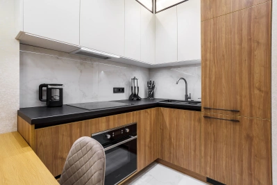 Спальня 25 м² - Двуспальная кровать