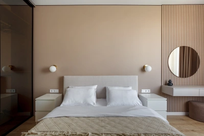 Кухня-студія та спальня