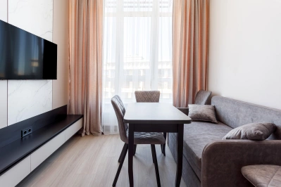 Кухня 14 м² - Односпальный диван