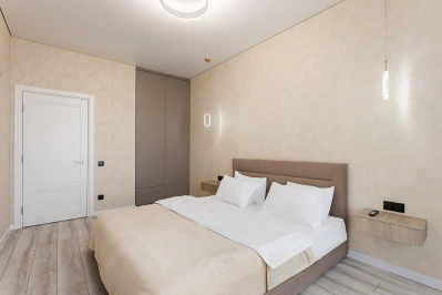 Yeni Atmosfera konut kompleksinde, çatı bahçeli daire kiralık. 2