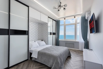 Yatak odası 16 m² - Çift kişilik yatak