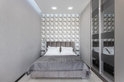 Yatak odası 18 m² - Çift kişilik yatak