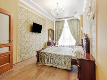 1 bedroom and living room