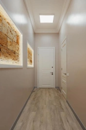 1 bedroom and living room