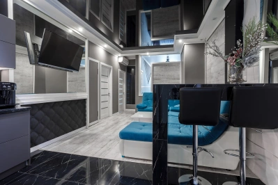 2 bedrooms and kitchen