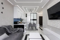 1 спальня і кухня з панорамою моря в Аркадії подобово 1